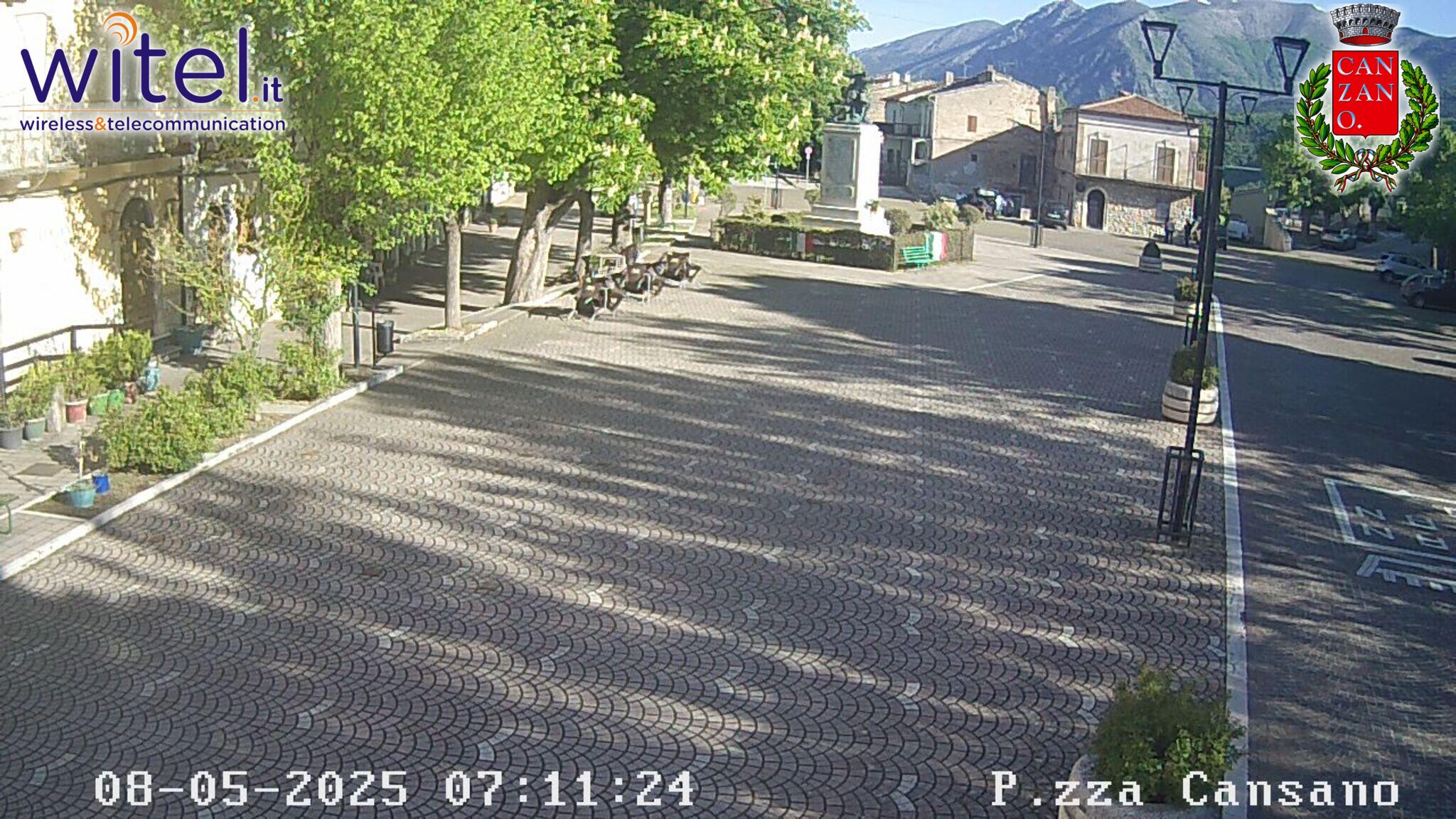 immagine della webcam nei dintorni di Pettorano sul Gizio: webcam Cansano
