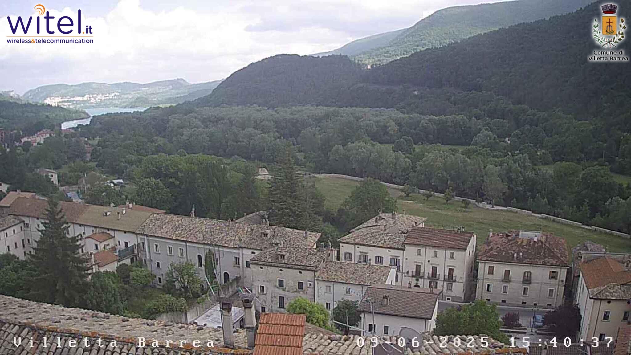 immagine della webcam nei dintorni di Pettorano sul Gizio: webcam Villetta Barrea