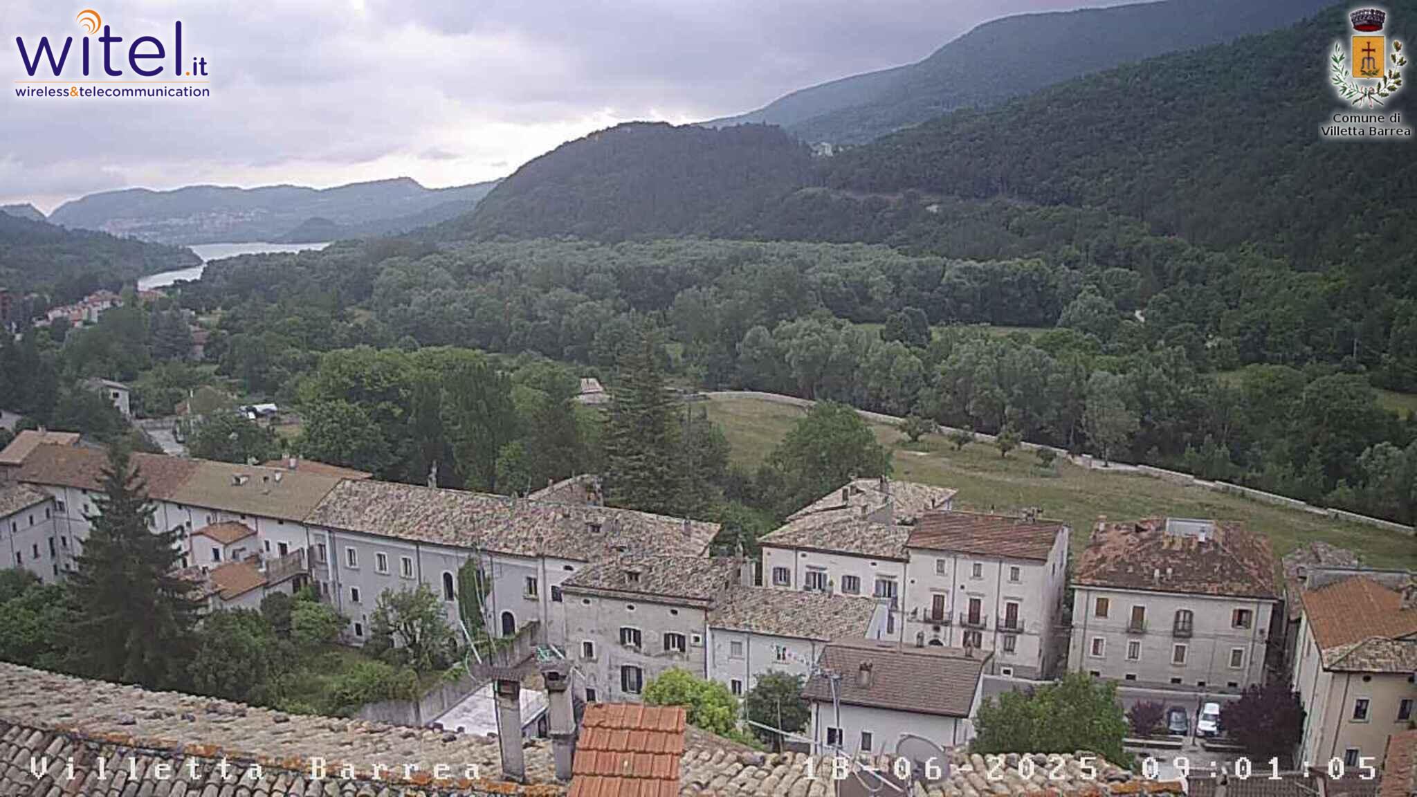 immagine della webcam nei dintorni di Monte Pratello: webcam Villetta Barrea