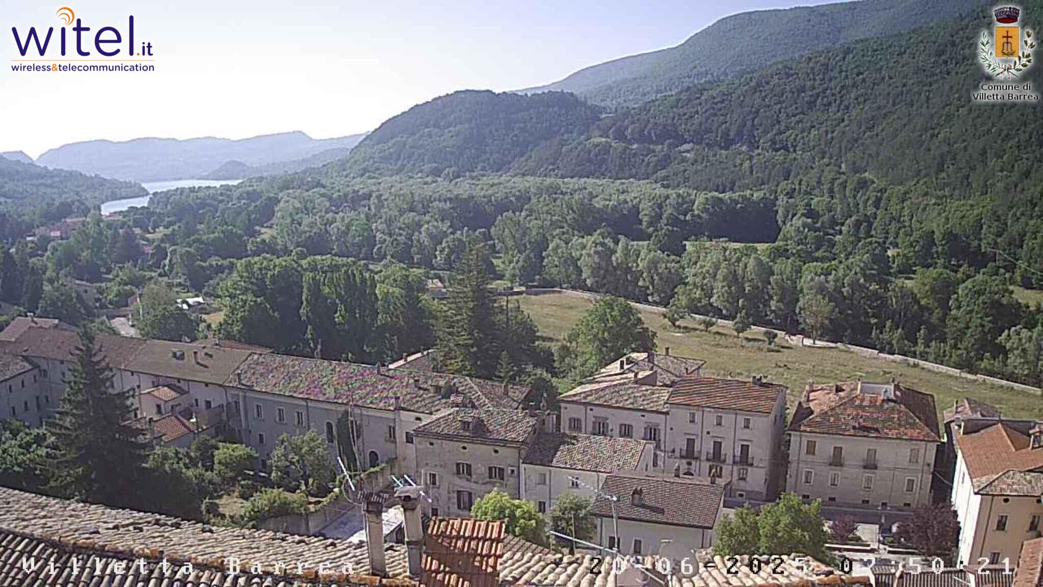 immagine della webcam nei dintorni di Rocca Pia: webcam Villetta Barrea