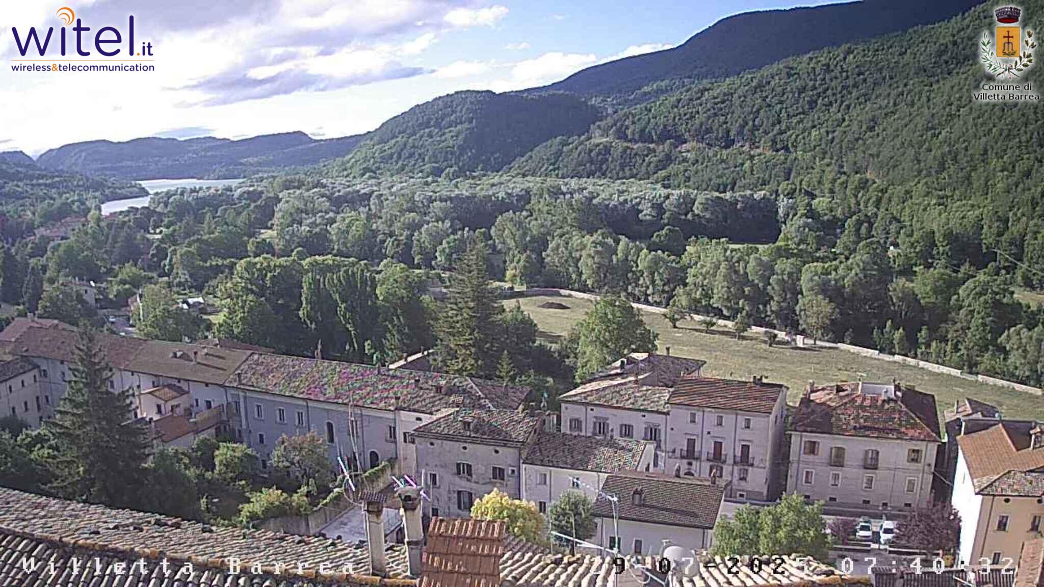 immagine della webcam nei dintorni di Miranda: webcam Villetta Barrea