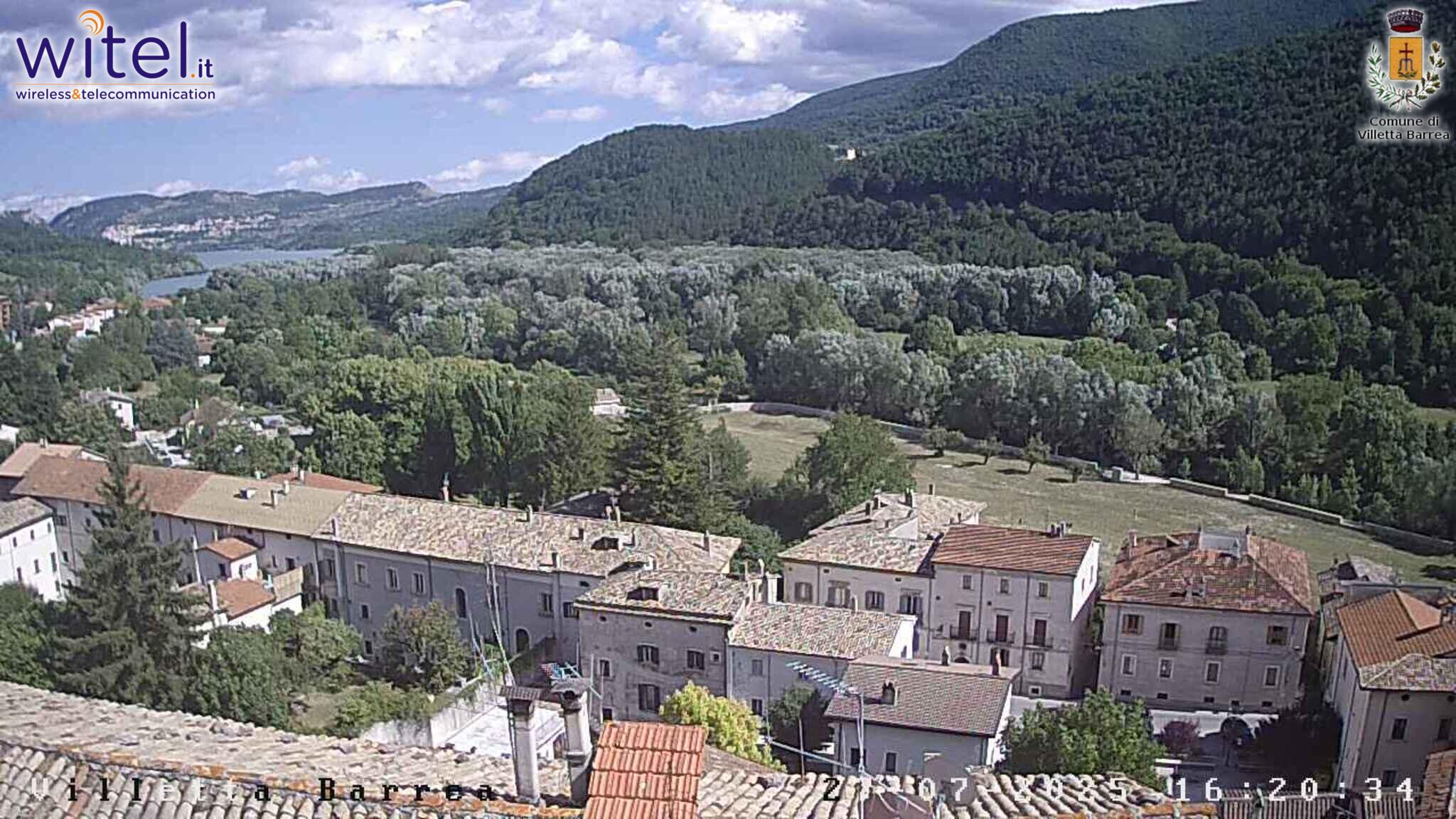immagine della webcam nei dintorni di Monteroduni: webcam Villetta Barrea
