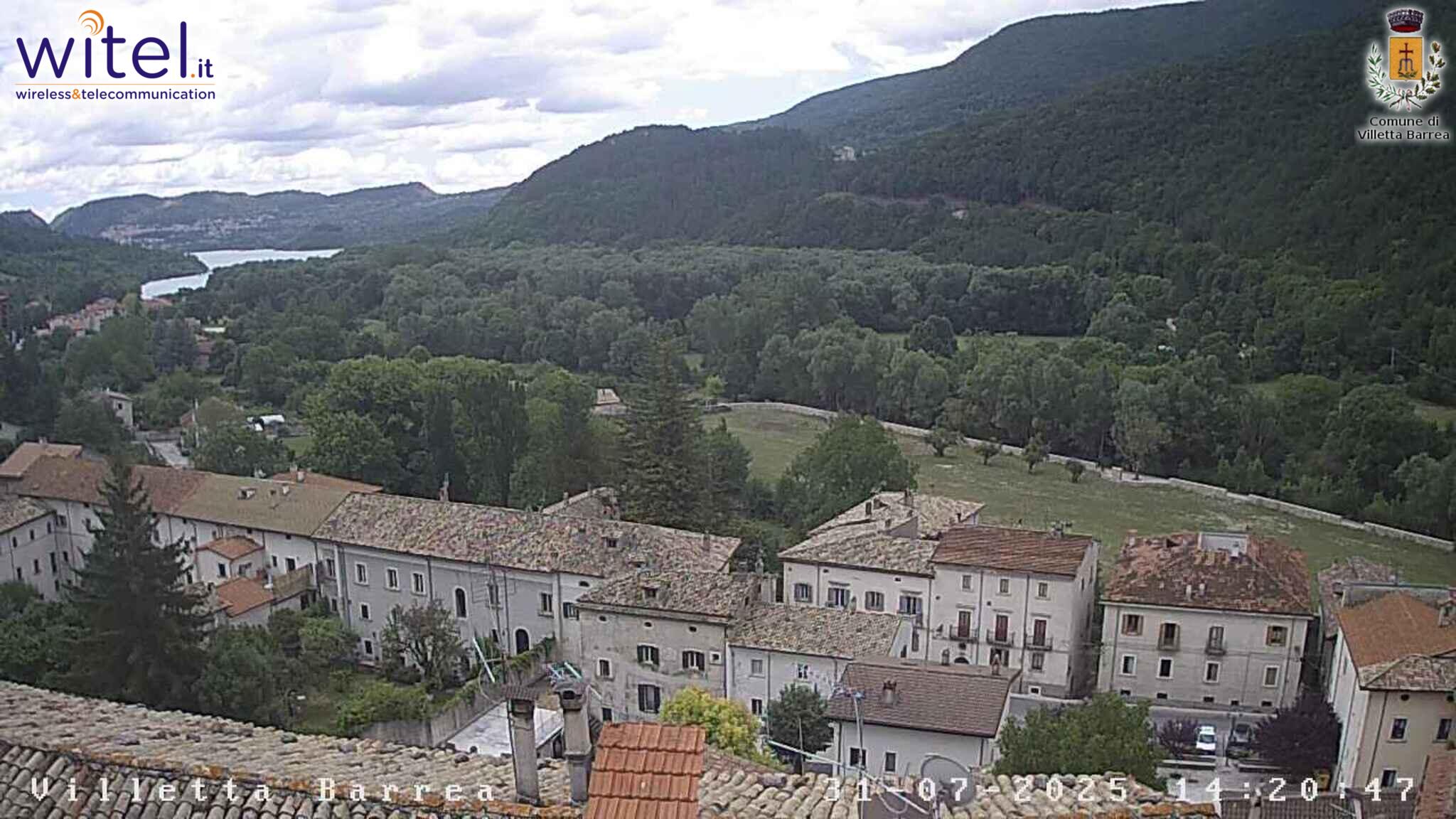 immagine della webcam nei dintorni di Miranda: webcam Villetta Barrea