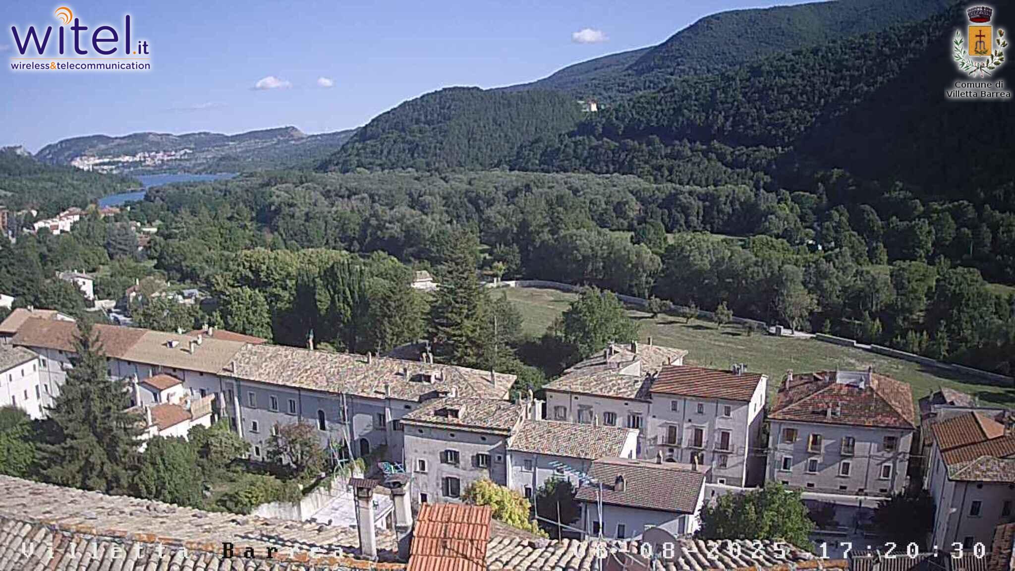 immagine della webcam nei dintorni di Monteroduni: webcam Villetta Barrea